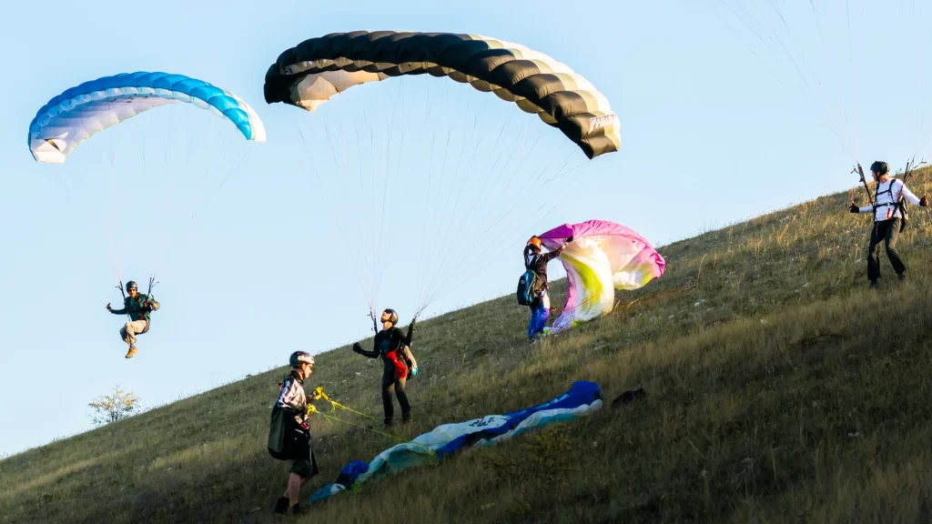 Speedflying launches ground handling