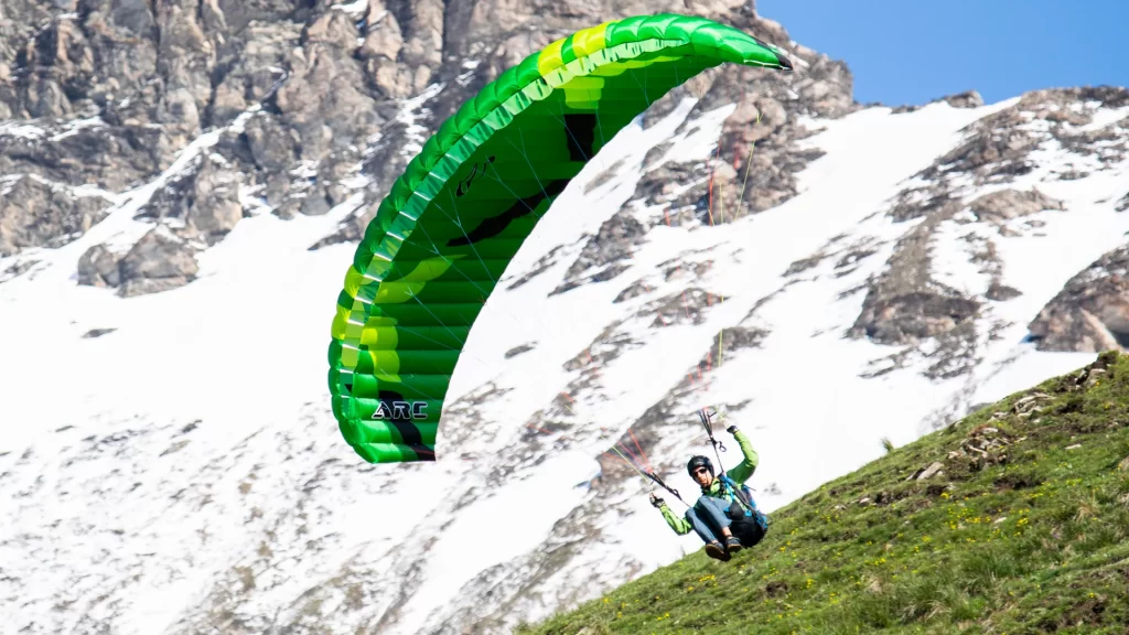 Footlaunching speedflying camp
