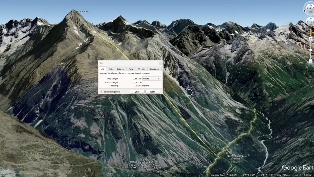 speedflying line map google