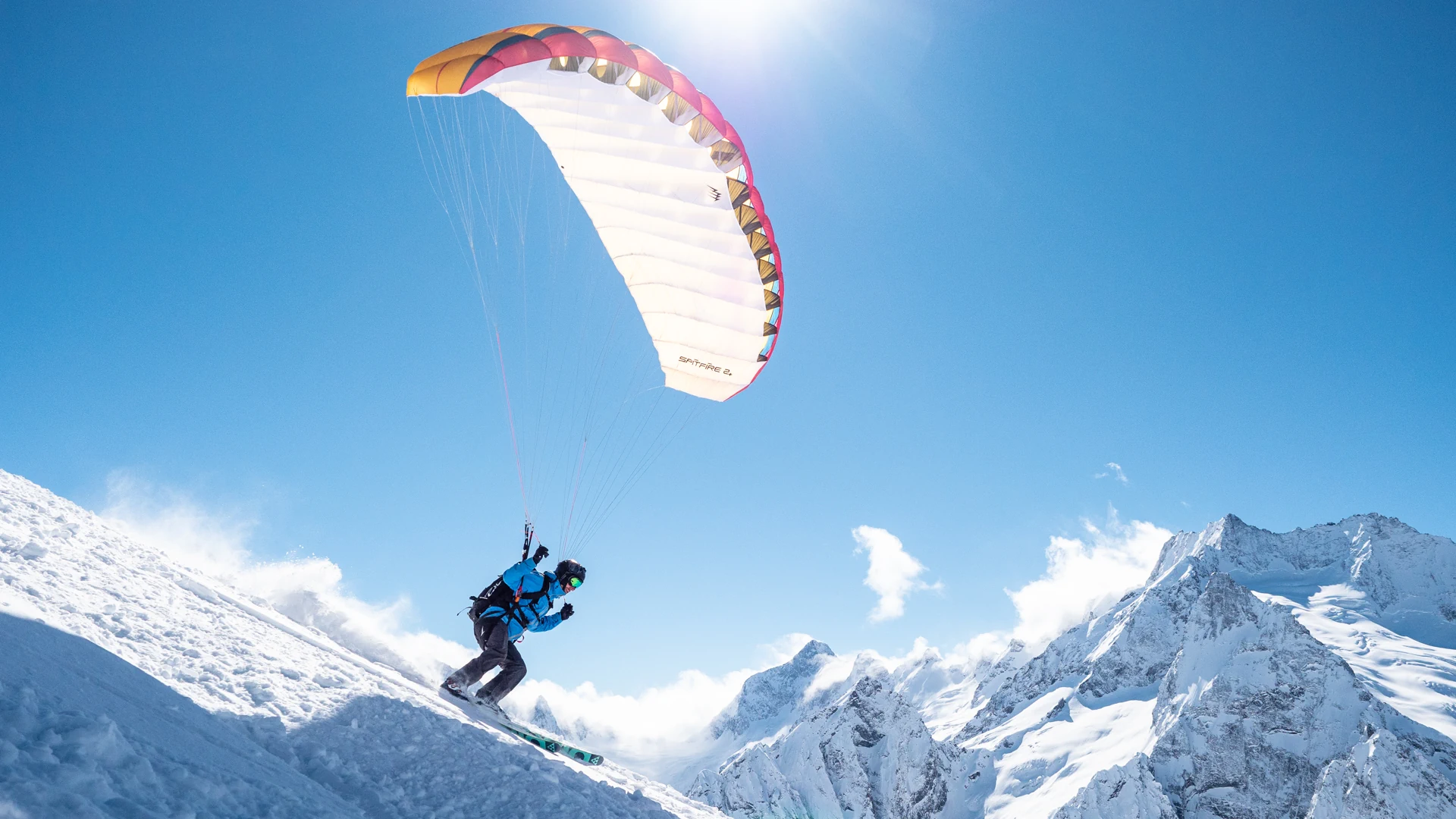 speedriding school launches lesson
